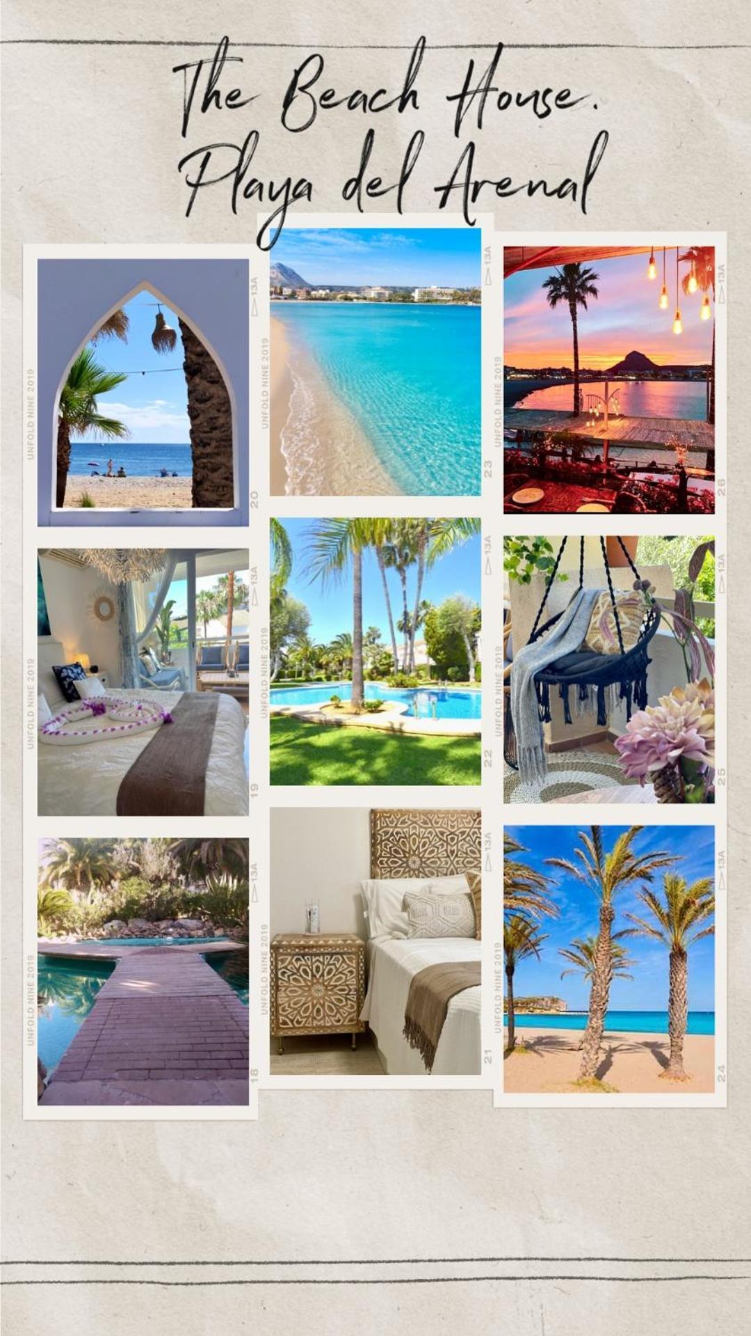 The Beach House Playa Del Arenal Javea - Pool And Garden Steps From The Beach Platja de Larenal Bagian luar foto